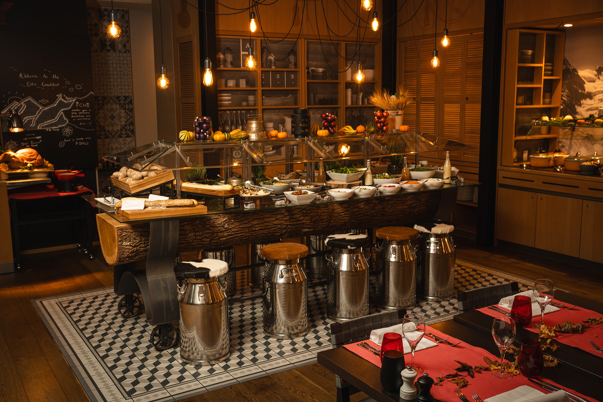 Thanksgiving Buffet im eCHo Restaurant, Zürich Thanksgiving Buffet im eCHo Restaurant, Zürich