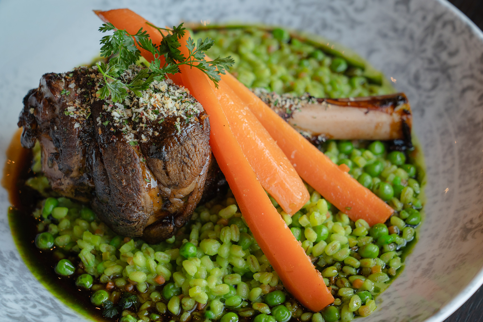 eCHo Restaurant Zurich, Spring Menu, Lambshank