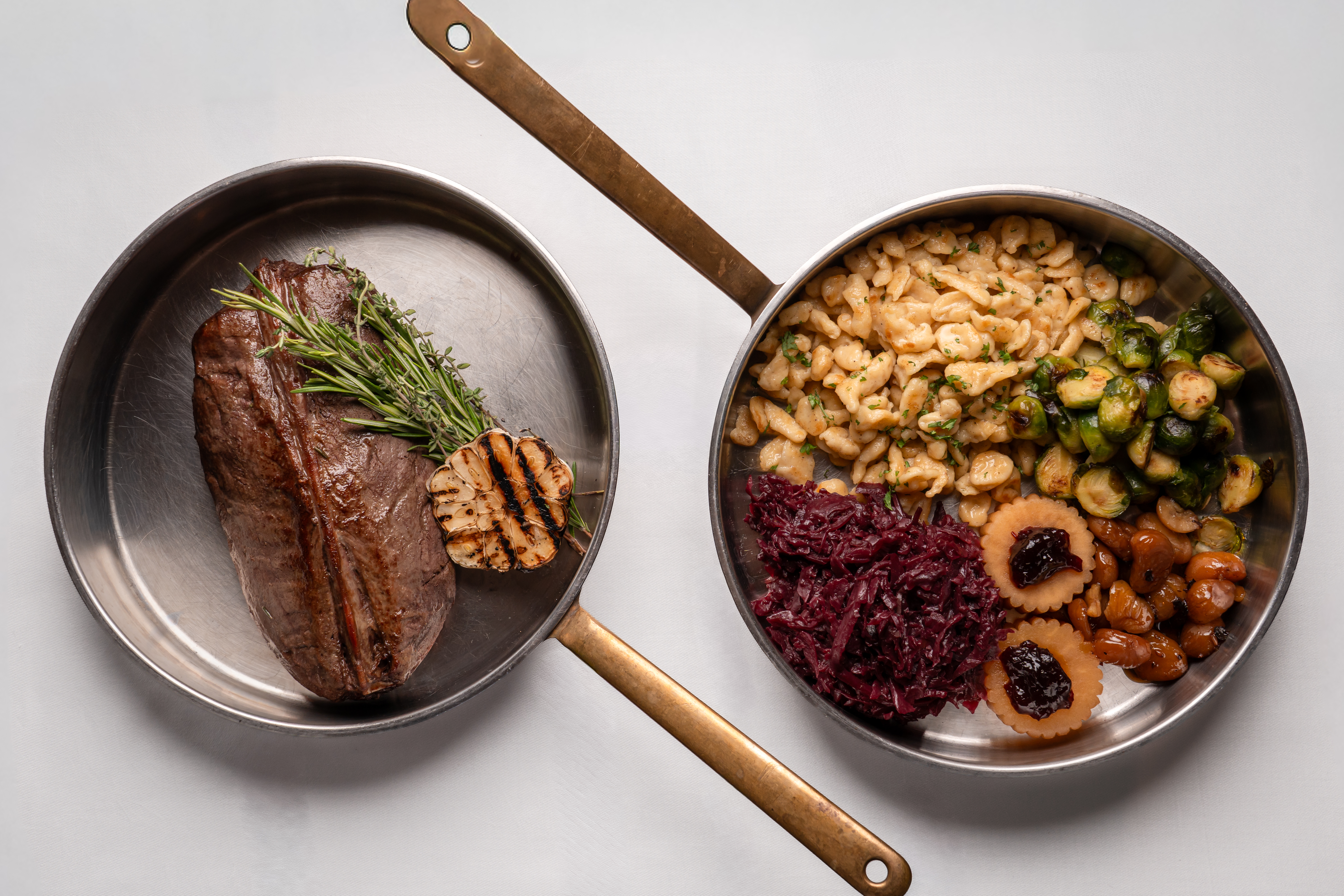 Seasonal Game Specialties at eCHo Restaurant, Zurich